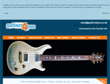 Tablet Screenshot of guitars4you.co.uk